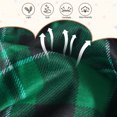 thumbnail image 6 of AmzBarley Little Girls Ruffle Long Sleeve Dress, Green Black Buffalo Plaid Swing Casual Party Dress for Kids 7-8 Years, 6 of 7