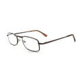 thumbnail image 3 of EYE ZOOM 5 Pack Unisex Vantage Metal Reading Glasses with Spring Hinge, Brown, +100, 3 of 6