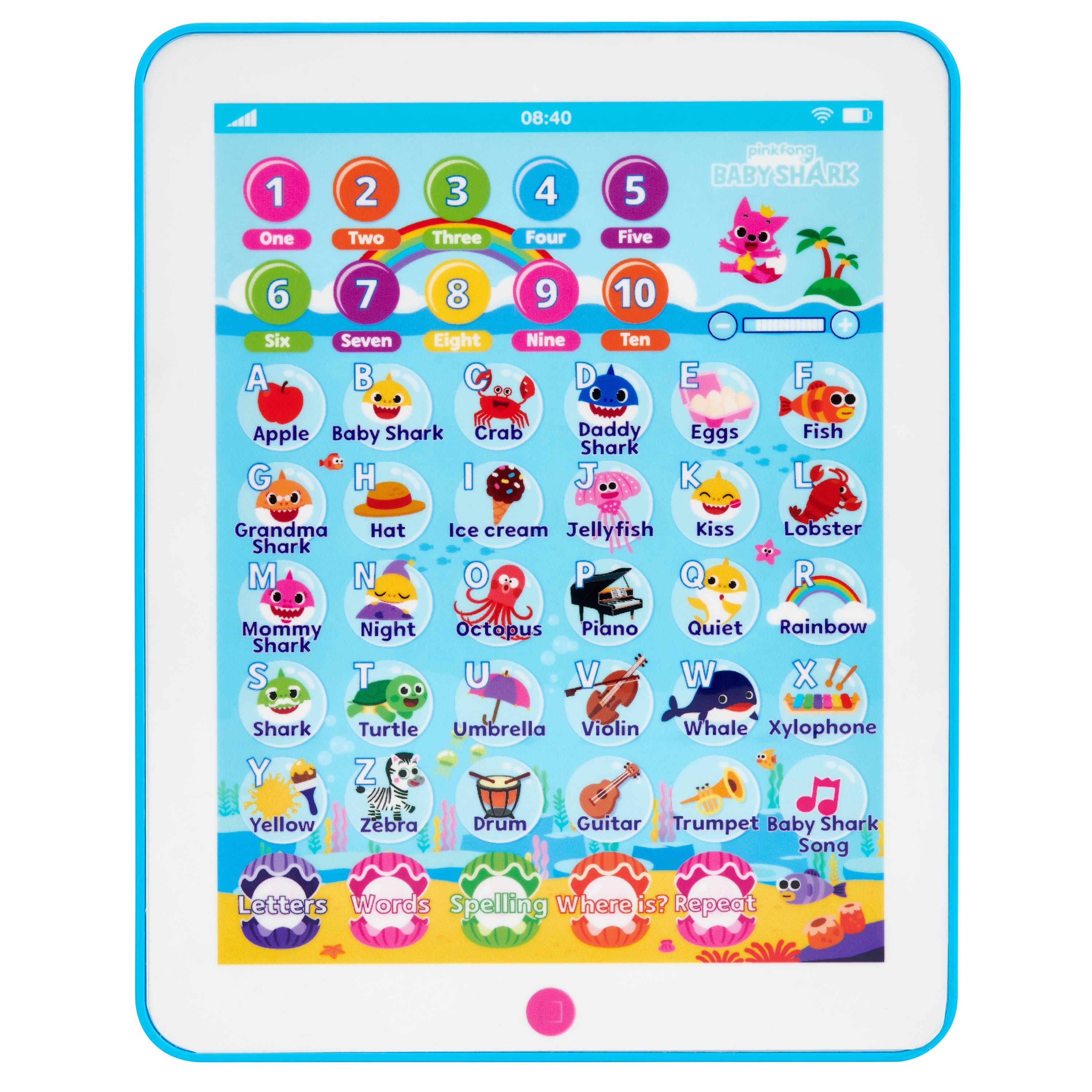 Pinkfong Baby Shark Tablet Educational Preschool Toy By Wowwee