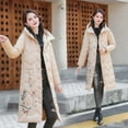 thumbnail image 4 of Pincandy Womens Fashion Hooded Coat Quilted Long Puffer Jackets Waterproof Warm Winter Maxi Length Parka Coats, 4 of 5