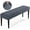 Gray, variant on TAOCOCO Stretch Dining Bench Cover, Anti-Dust Long Bench Cushion Cover Washable Bench Slipcover Rectangle Table Bench Seat Protector for Bedroom, Kitchen, Hotel,Banquet - Black