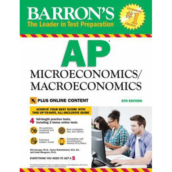 Pre-Owned AP Microeconomics/Macroeconomics with Online Tests (Paperback) 1438010656 9781438010656