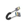 thumbnail image 3 of Spring 8K HDMI 2.1 Cable 48Gbps Quite Fast Transmission for Gaming and Home Theater Coiled Extension Spiral Cord, 3 of 11