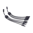 thumbnail image 1 of 1 Pair Solar Panel Connector 2/3/4 Branch Y Type Parallel Connector Solar Panel Extension Cable PV Wire Adapter, 1 of 6