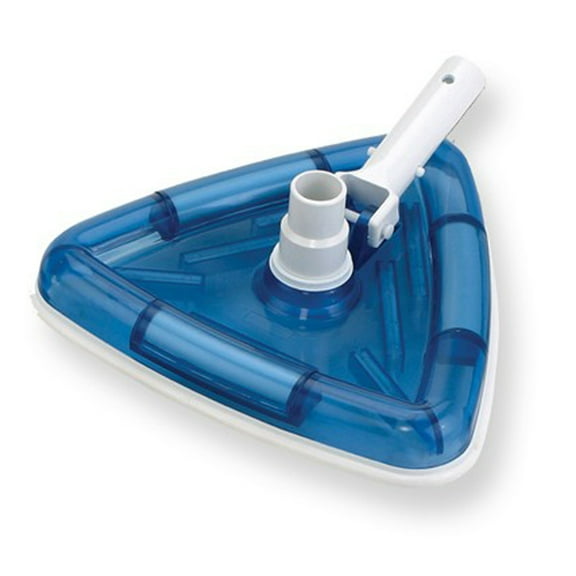 Jed Pool 30-177 Weighted Triangular Clear View Vacuum with Vinyl Bumper