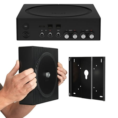 Sonos Amp Wireless Hi-Fi Player with Flexson Wall Mount (Black)