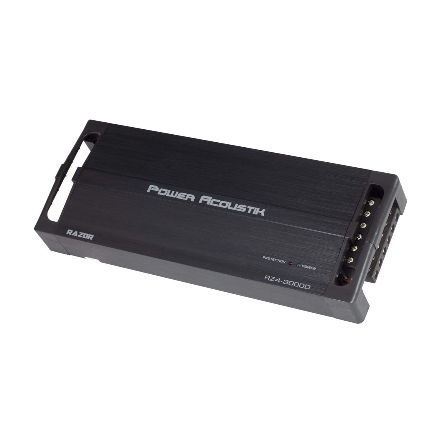 Power Acoustik RZ4-3000D 3000 W Max Razor Series Monoblock 4 Channel Amplifier