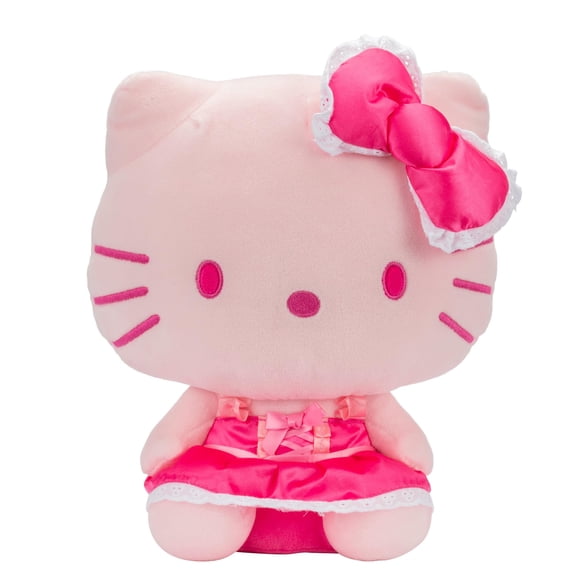 Peluche Hello Kitty rosa monocromo 30 cm