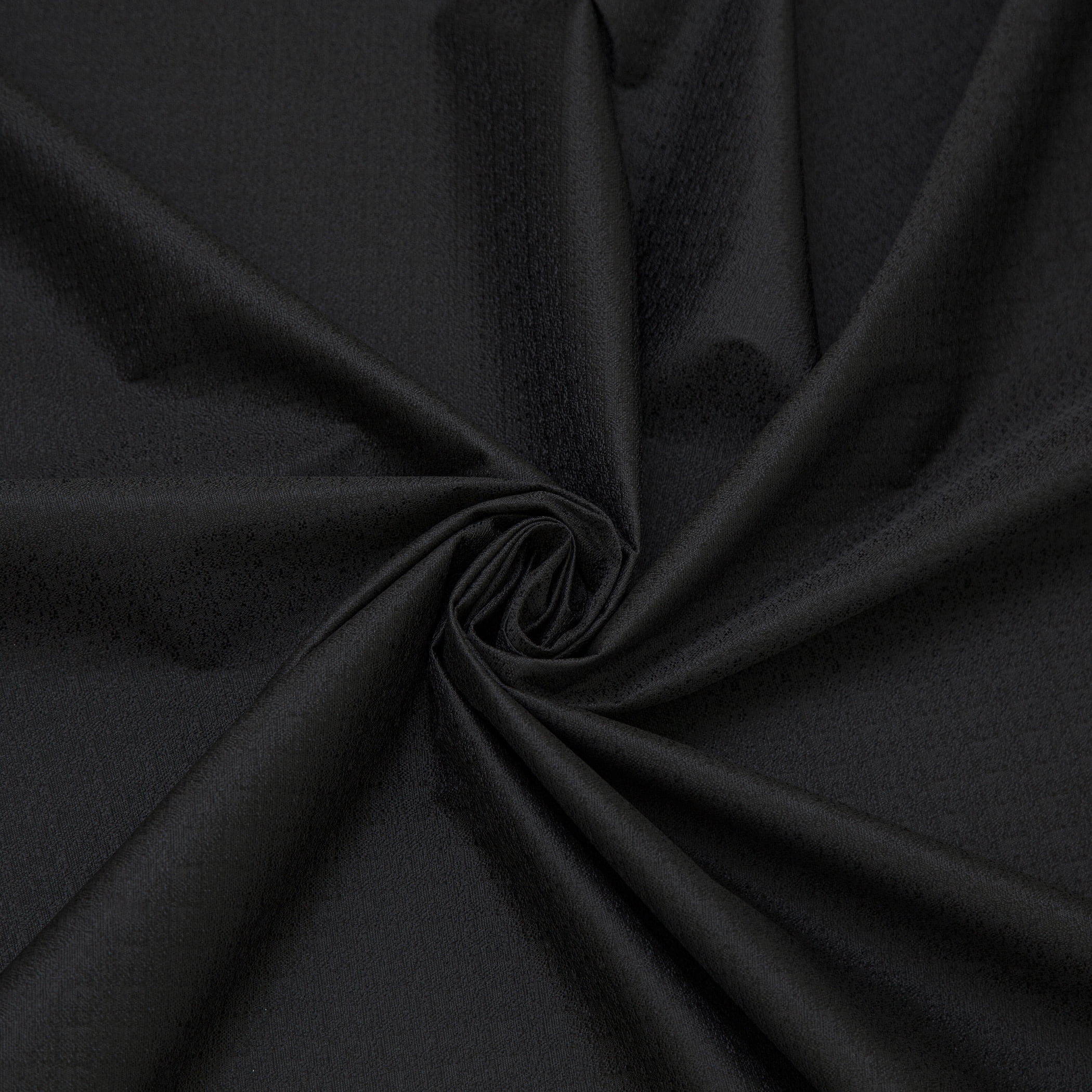 Sun Zero Bryant 2-Piece Textured Thermal Insulated 100% Blackout  Grommet Top Curtain Panel, Black, 37”W x 108"L