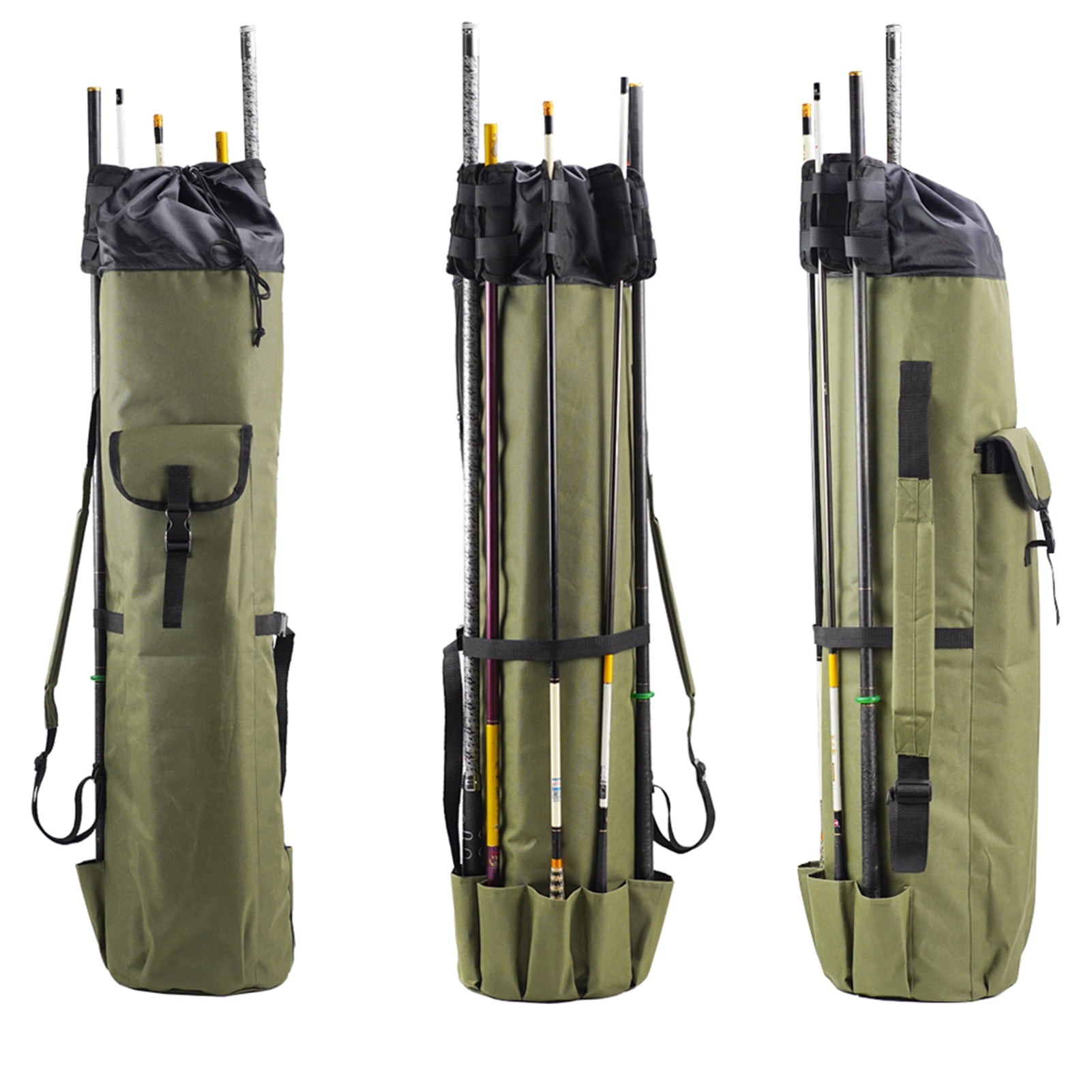 Portable Fishing Rod Carry Bag Fishing Pole Bag Fishing Tackle Tool Storage Bags