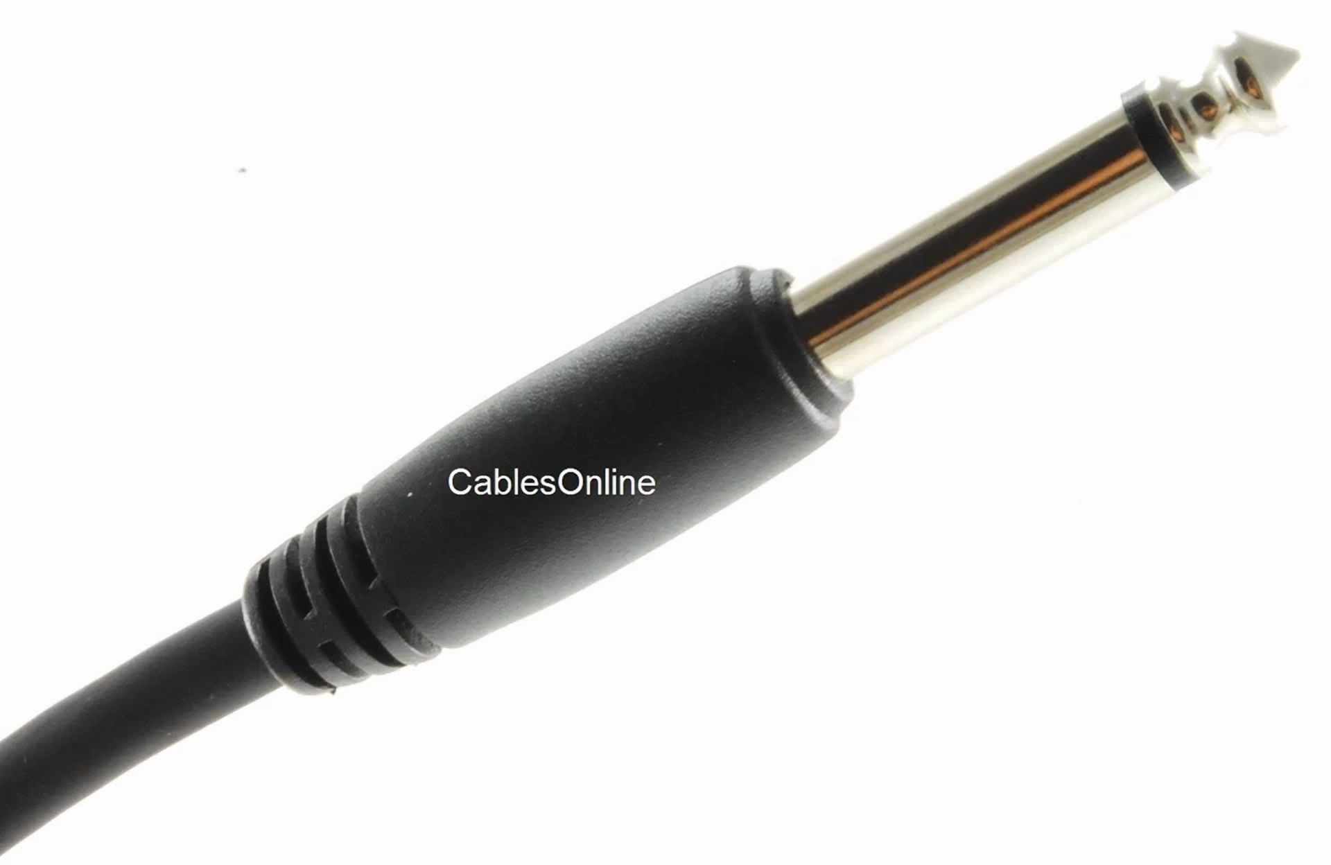 BUTTERFLY- 10Ft Premium 3.5Mm Stereo Trs Male To 1/4" Mono Ts Male Audio Cable, A6-310P