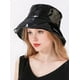 thumbnail image 2 of Sombreros de lluvia para mujer, sombrero impermeable para la lluvia, sombrero de ala ancha, gorro para la lluvia, sombrero plegable sin arrugas, fácil de llevar, 2 of 5