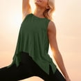 thumbnail image 7 of WULMLEO People Free Inspired Clothes Women's Workout Back Open Tops Dup Es Tank Top Movement Womens Athletic Shirts Gym Dark Green L, 7 of 7