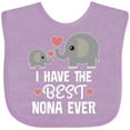 thumbnail image 3 of Inktastic Best Nona Ever Grandchild Boys or Girls Baby Bib, 3 of 4