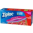 Ziploc Storage Bags, Gallon, 66 ct