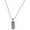 Silver, variant on MRLESS Pill Case Necklace Titanium Steel Pendant Choker