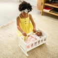 thumbnail image 4 of Hopscotch Lane My Baby Doll’s Sweet Dreams Plastic Rocking Crib with 4 Accessories, Children Ages 2+, 4 of 7