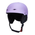 thumbnail image 3 of Casco de esquí Casco de nieve portátil para deportes de invierno de montaña y carretera Ciclismo de carretera púrpura, 3 of 8