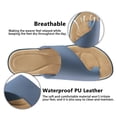 thumbnail image 4 of Ablanczoom Flat Sandals for Women Dressy Summer Flower Flats Shoes Comfortable Ankle Strap Walking Women Sandal, 4 of 6