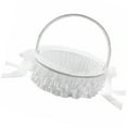 thumbnail image 3 of WRISTBIQUE Wedding Basket Lace Round Decoration for Women, Perfect Engagement Party Accessory, Elegant Bridal Shower Favor, 3 of 8