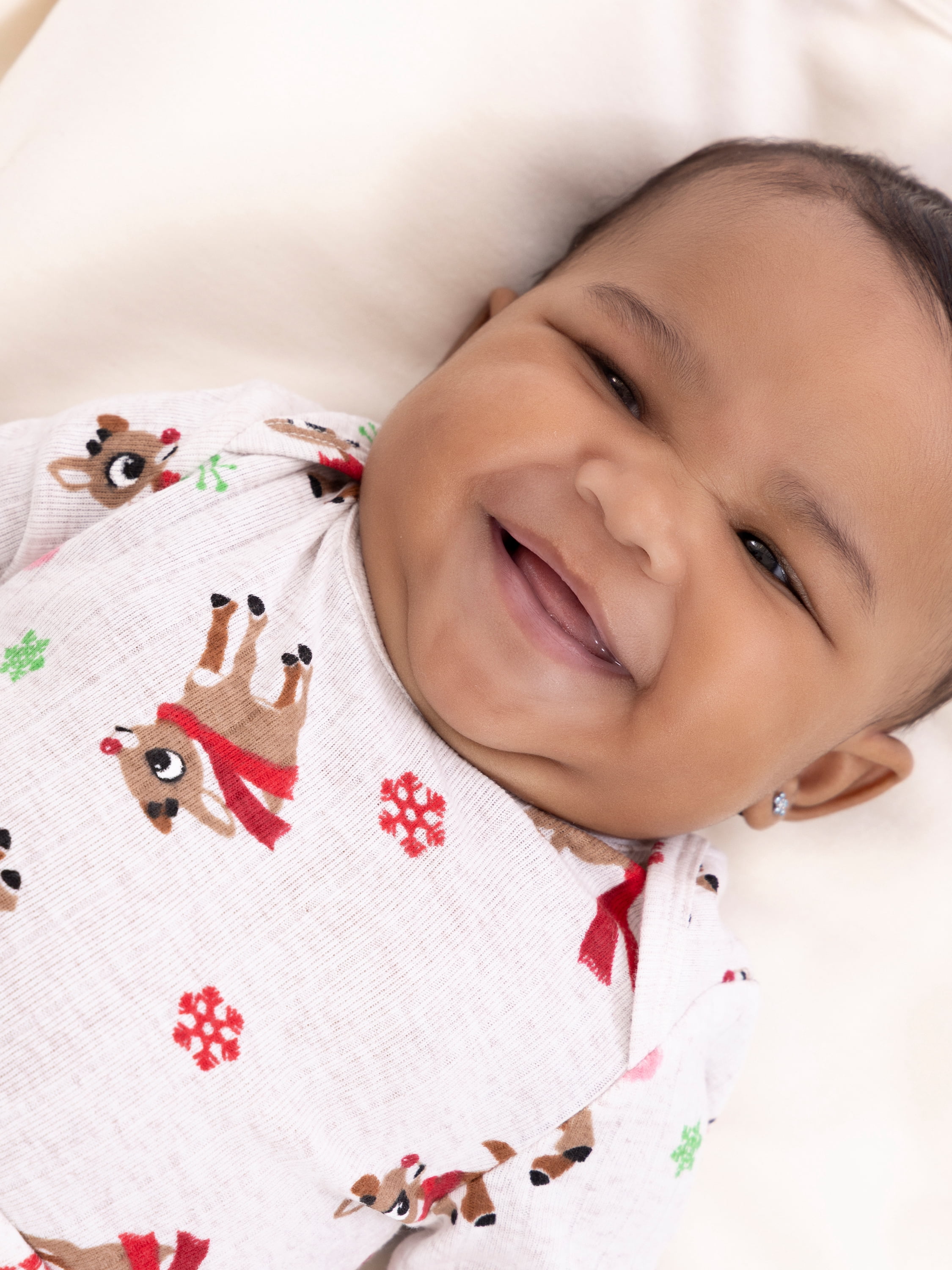 Rudolph Baby Boys Christmas Graphic Bodysuit and Jogger Pants Set, 2-Piece, Sizes 0M-12M