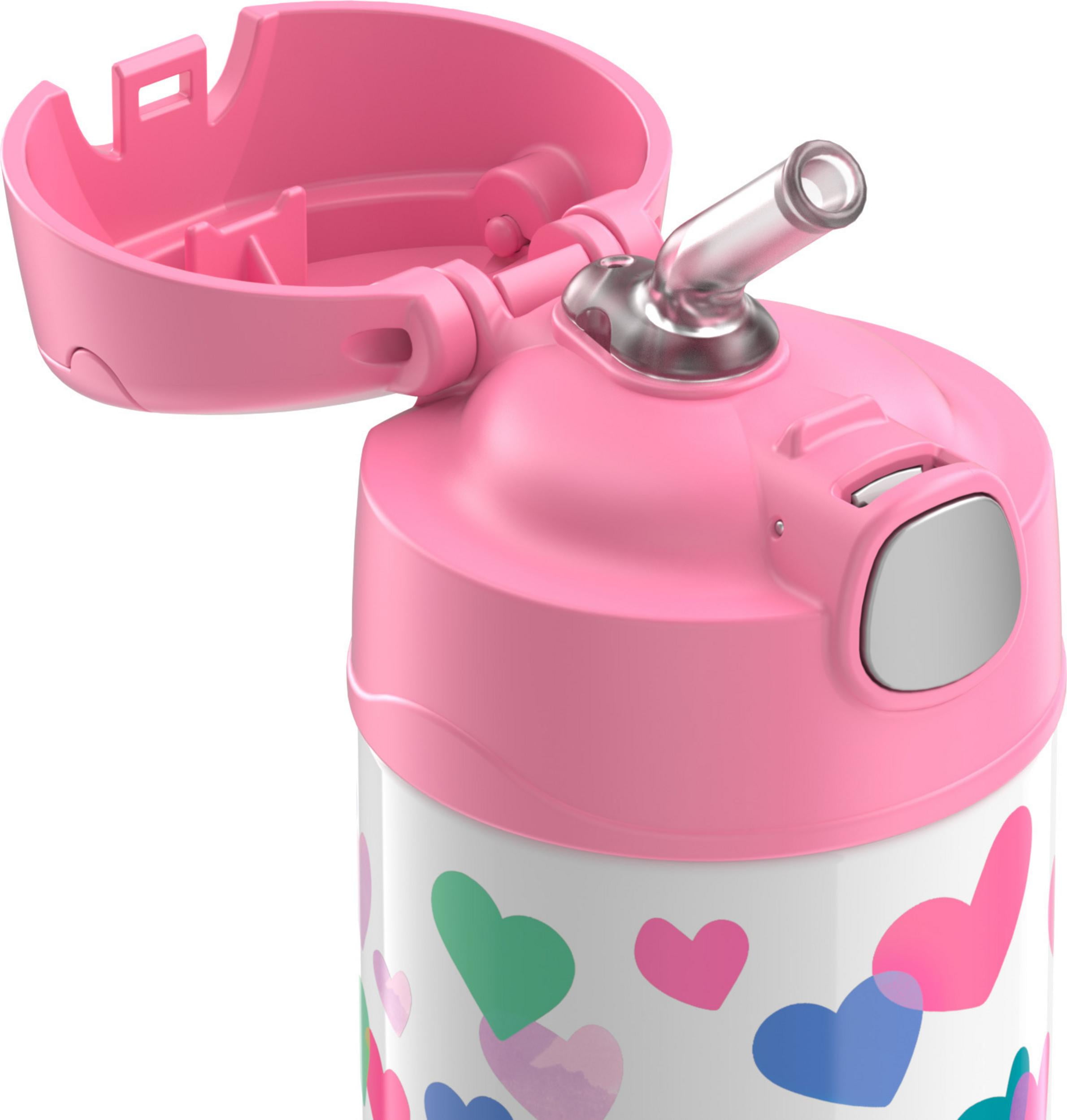 Thermos FUNtainer 12 oz. Pink Stainless Steel Vacuum-Insulated Water Bottle  F4100PK6 - The Home Depot