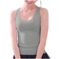 thumbnail image 4 of Amvlyk Seamless Tank Top for Women Plus Size Workout Tops Summer Breathable Round Neck Casual Wide Strap Sleeveless Smooth Shirts Ice Silk Vest Cool Dry Yoga Shirts, 4 of 8