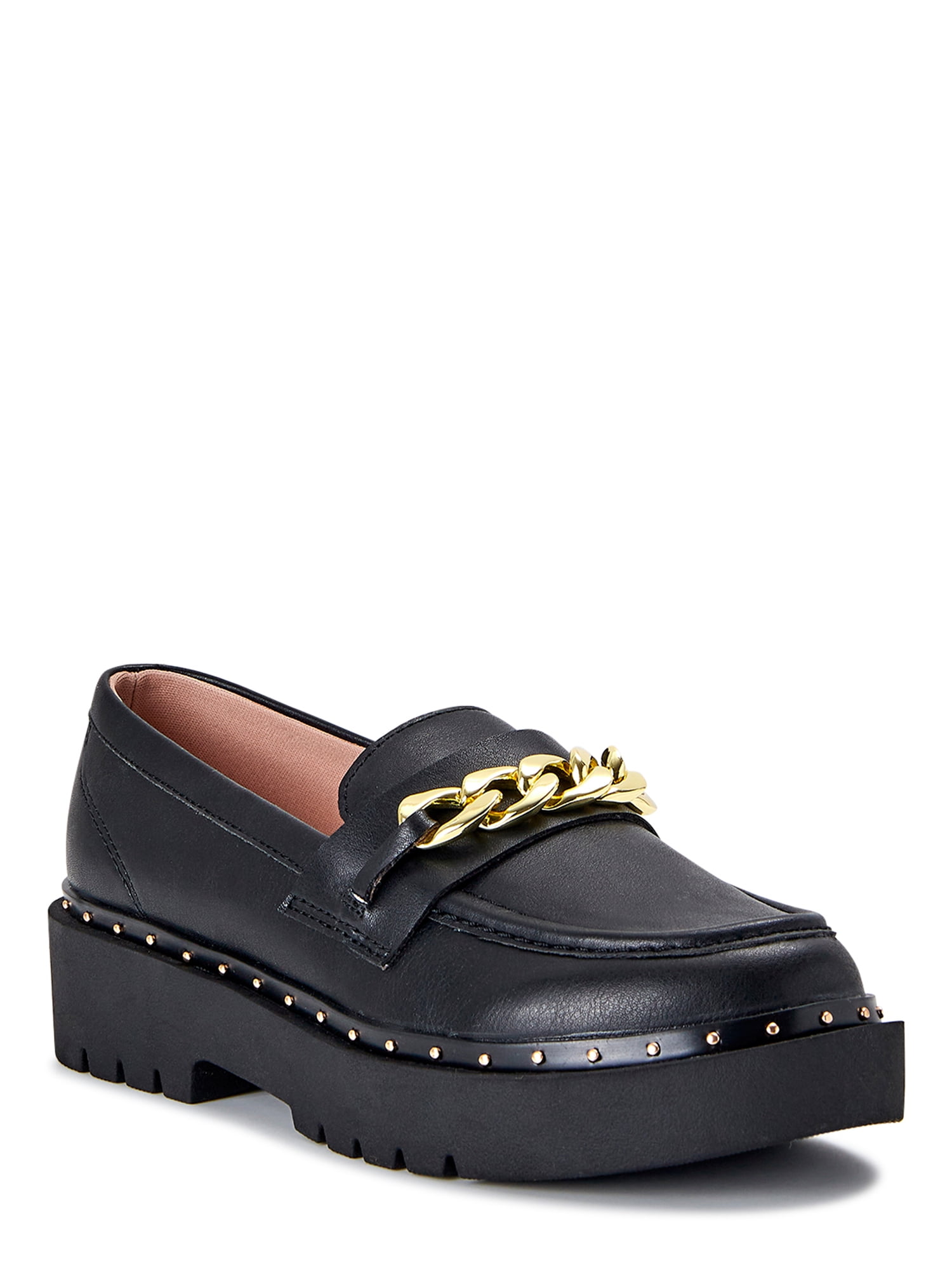 produktion Dingy Overgang Wonder Nation Little Girl & Big Girl Lug Loafer, Sizes 13-6 - Walmart.com