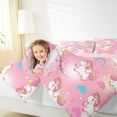 thumbnail image 3 of Manfei Magic Animal Unicorn Bedding Comforter Set,Cute Rainbow Twin Comforter Sets,Multicolor Cartoon Coluds Bedding Set For Girls Boys,Luxury Bedroom Decor Reversible,2pcs, 3 of 7