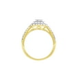 thumbnail image 4 of 3/8ctw 10KT Yellow Gold Emerald Limited Edition Genuine Certified Diamond Ring by Keepsake, 4 of 5