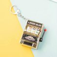 thumbnail image 4 of 6 Pcs Keychain Toys Slot Machine Key Chain Fun Car Jewelry Key Chain Kids Funny Gag Toys, 4 of 4