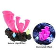 thumbnail image 5 of Unique Bargains Aquarium Simulation Horn Coral Silicone Fluorescent Coral Glow Ornaments Fish Tank Landscape Decor Pink, 5 of 7