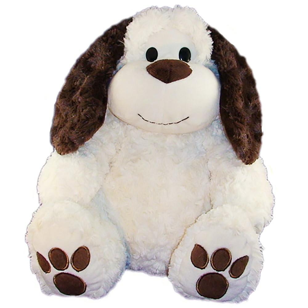 stuffems toy shop record your own plush 16 inch long-eared dog - ready to love in a few easy