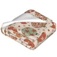 thumbnail image 2 of Bixox Fleece Blanket Rustic Christmas Ornaments Pattern Super Soft Double-Sided Microfiber Flannel Blanket for Sofa, Bed, Couch,Suitable for All Seasons - 60"x50", 2 of 5