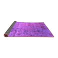 thumbnail image 2 of Ahgly Company Indoor Round Oriental Purple Industrial Area Rugs, 7' Round, 2 of 4