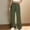 *Army Green, variant on ClodeEU Women's High Waist Wide Leg Pants With Drawstring, Elastic Waist Pants with Pockets ,Casual Loose Trousers Purple,Womens Plus M