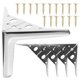thumbnail image 4 of Metal Legs For Furniture Steel Sofa Legs Furniture Restoration Classic 14.50X14.50X12.00cm Waterproof 4Pcs, 4 of 4
