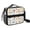 Basketball and Trophy, variant on Basketball and Trophy White Pattern Insulated Lunch Bag with Shoulder Strap and Bottle Holder,Bento School Lunch Bag Box,11x9.5x3.5 Inches