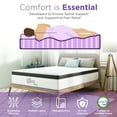 thumbnail image 3 of NapQueen Maxima 10” King Innerspring Mattress, Cooling Gel Infused Memory Foam Mattress in a Box, Adult, 3 of 9
