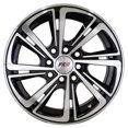 thumbnail image 1 of Rin 14X5.5 4-100/114.3 PRW Mod: P209 ET35 CB73.1 GLOSS BLACK MACHINE FACE PRW P209, 1 of 6