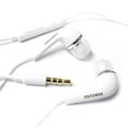 thumbnail image 4 of Headset OEM 3.5mm Hands-free Earphones Mic Dual Earbuds Headphones Stereo Wired [White] J1D for Samsung Flight 2 A927, Focus 2 Flash i917 S, Freeform 3 4 5 M, 4 of 5
