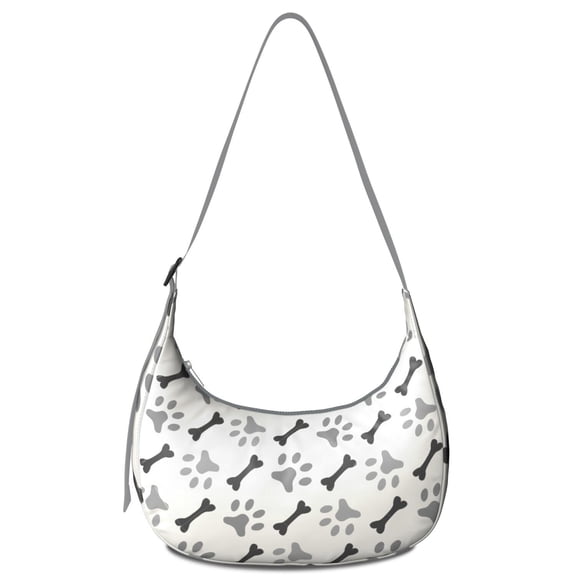 Minimalist Dog Pattern Crossbody Purse – Abstract Canine Design, Adjustable Strap, Perfect for Pet Lovers and Animal Enthusiasts