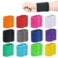thumbnail image 1 of Sunjoy Tech Cotton Sports Wristband Absorb Sweat Low Heat Suitable for Outdoor Sports, 2 Pieces, 1 of 3