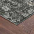 thumbnail image 3 of Addison Rugs Mayfield Premium Machine Washable Transitional Damask Pewter Runner Rug, 2'3" x 7'6", 3 of 5