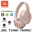 thumbnail image 2 of Auriculares inalámbricos plegables supraaurales originales JBL Tune 760NC con cancelación activa de ruido Auriculares deportivos JBL T760NC, 2 of 5