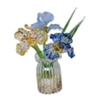 thumbnail image 3 of Ramo de flores de cristal con jarrón, flores de iris, figuras coleccionables para novia Estilo A, 3 of 9