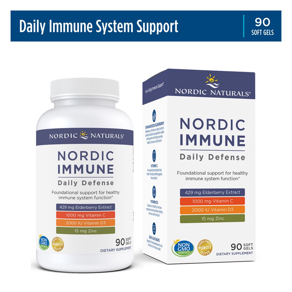 Nordic Naturals Nordic Immune Daily Defense, 90 Count