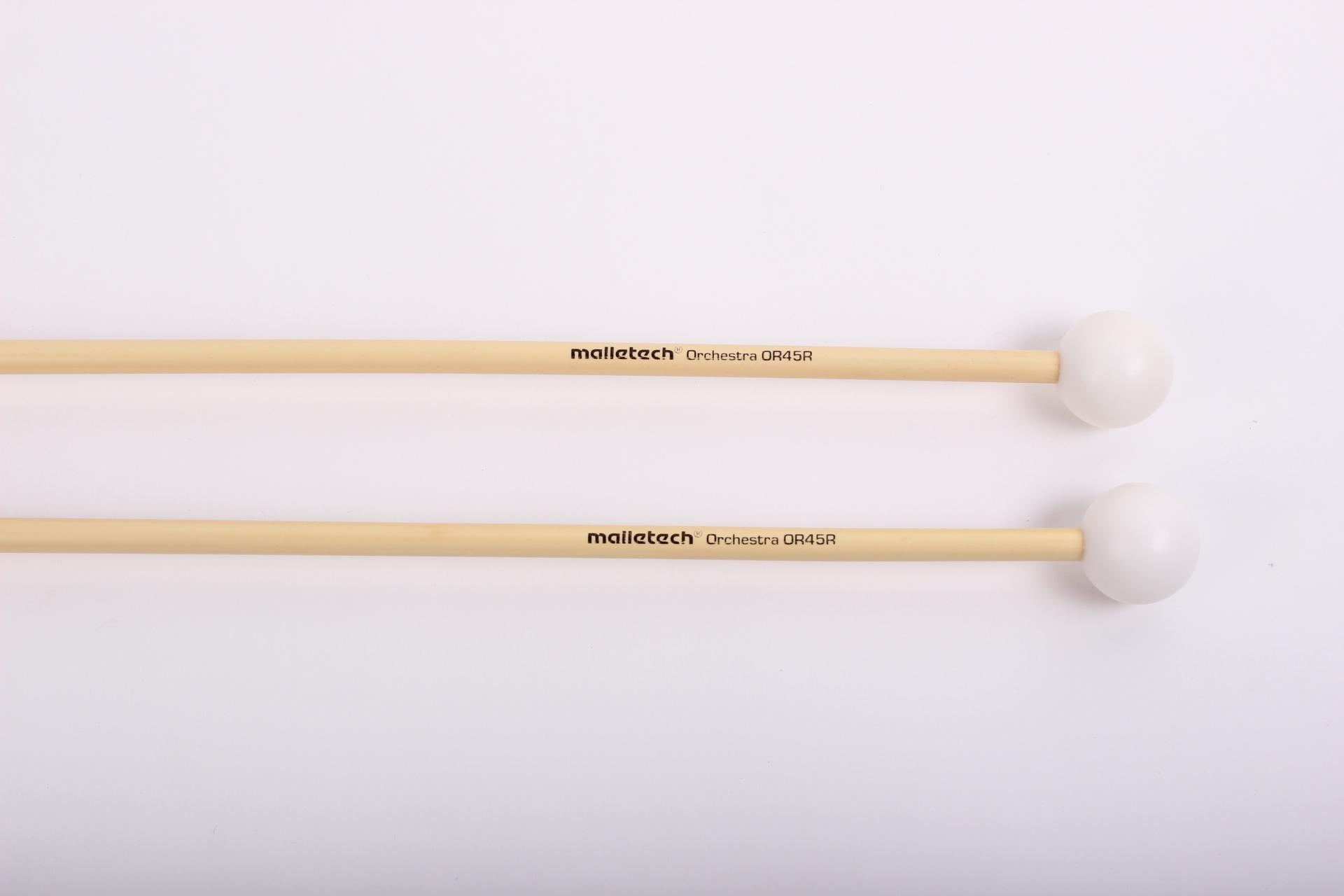 Malletech OR45R Orchestra White Rattan Xylophone Mallets