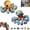 A+B(Octopus), variant on 2026 New Tiny 3D Beaded Animal Kit, DIY Bead Embroidery Craft Set with Beads & Instructions, Handmade Sea Animal Bead Art Kit for Stress Relief & Home Decor (Dolphin)