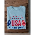 thumbnail image 3 of Usa July 4Th T-Shirt Men -Image by Shutterstock, Male 5X-Large, 3 of 4